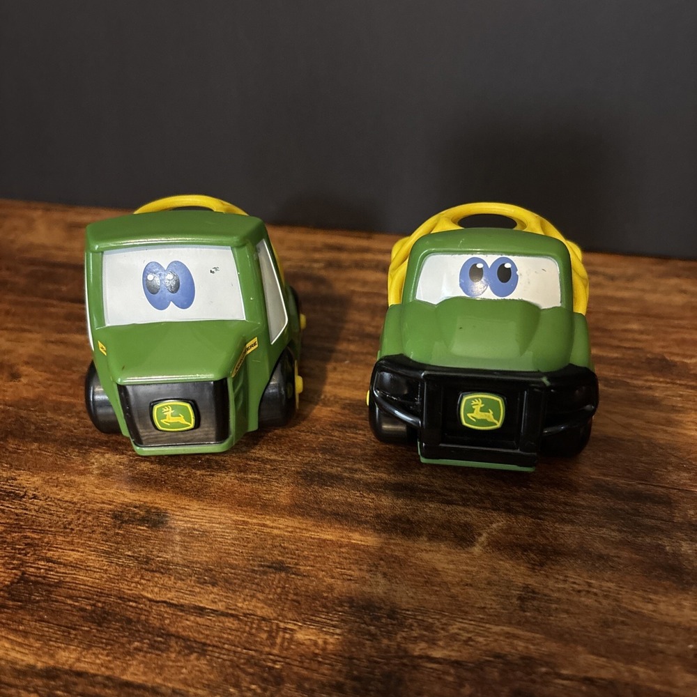 Oball Go Grippers John Deere Vehicles Lot Of 2 Toddler Toy Cars Kids II